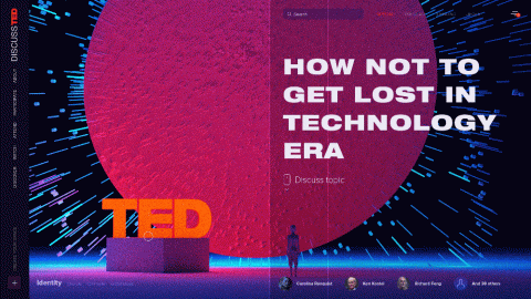 TED Talks special topic page design